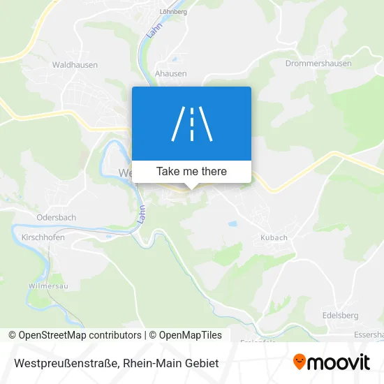 Карта Westpreußenstraße