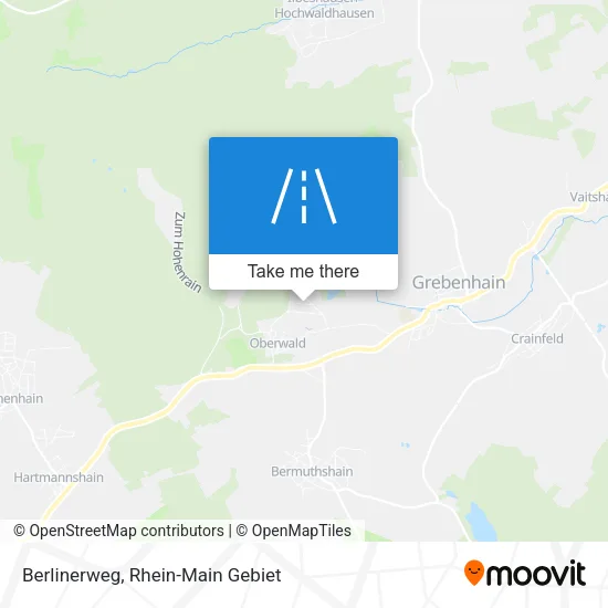 Карта Berlinerweg