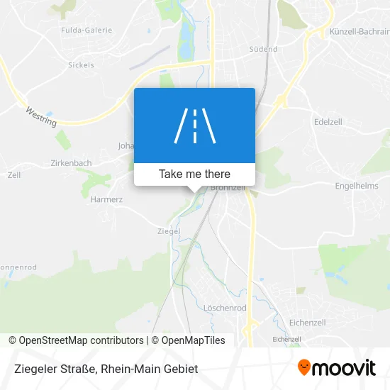 Карта Ziegeler Straße