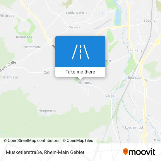 Карта Musketierstraße