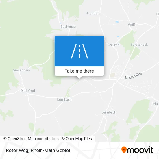 Карта Roter Weg