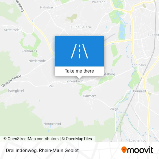 Карта Dreilindenweg