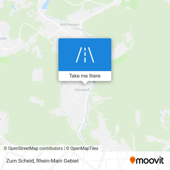 Карта Zum Scheid