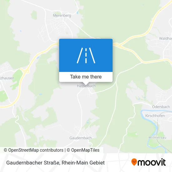 Карта Gaudernbacher Straße