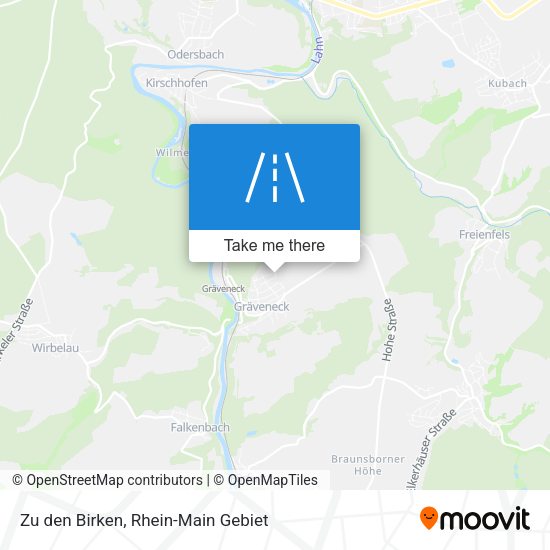 Карта Zu den Birken