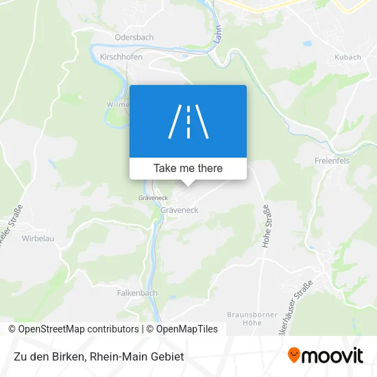 Карта Zu den Birken