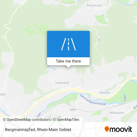 Карта Bergmannspfad