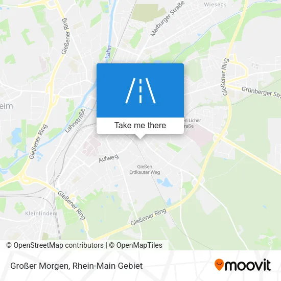 Карта Großer Morgen