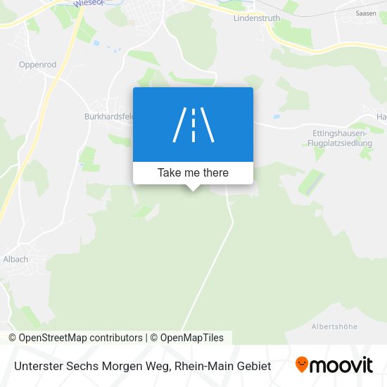 Unterster Sechs Morgen Weg map
