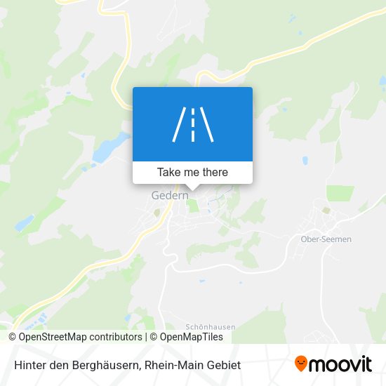 Карта Hinter den Berghäusern