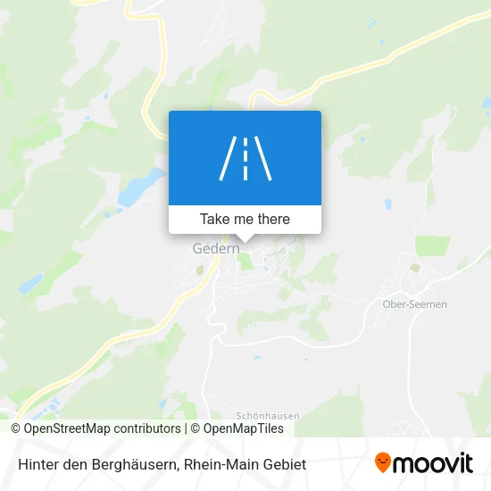 Карта Hinter den Berghäusern