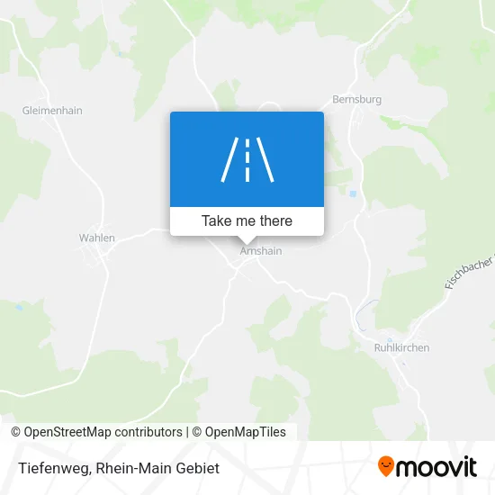 Карта Tiefenweg