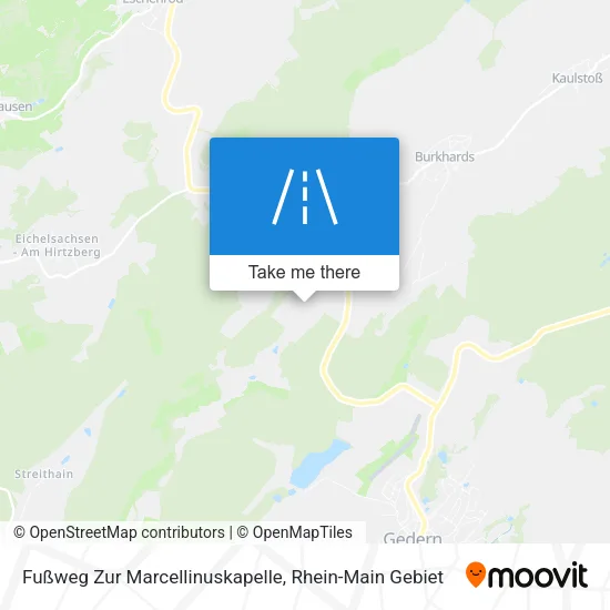 Карта Fußweg Zur Marcellinuskapelle