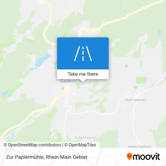 Карта Zur Papiermühle