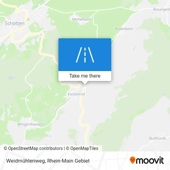 Карта Weidmühlenweg