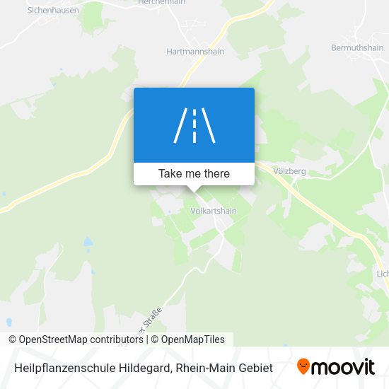 Heilpflanzenschule Hildegard map