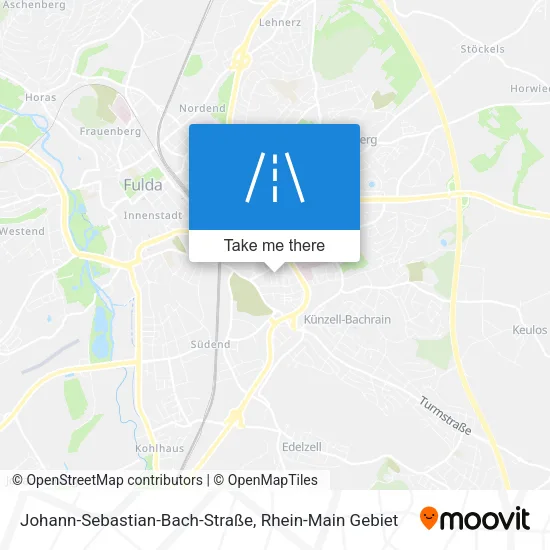 Карта Johann-Sebastian-Bach-Straße