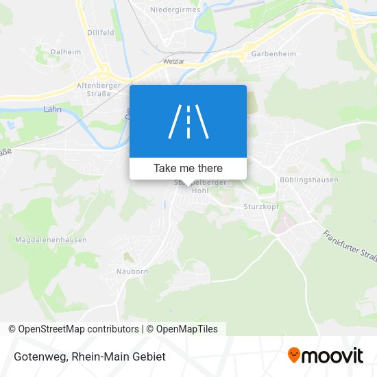 Карта Gotenweg