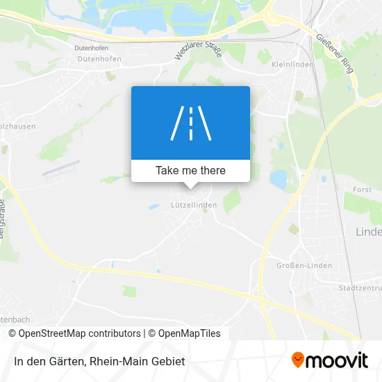 In den Gärten map
