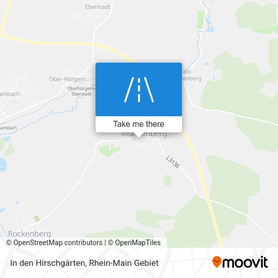 In den Hirschgärten map
