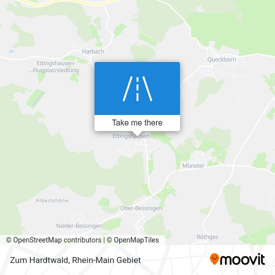 Карта Zum Hardtwald