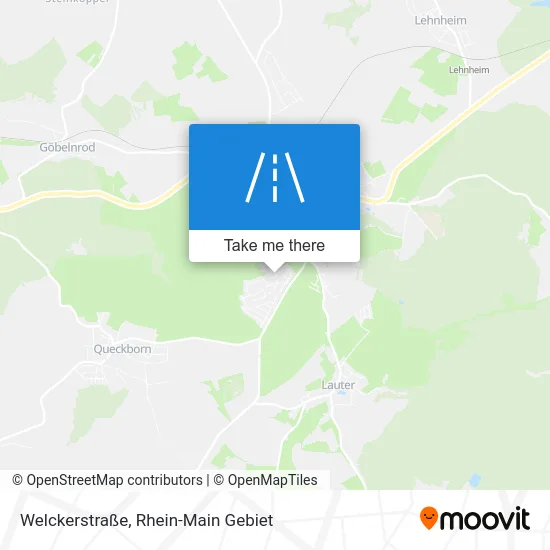 Карта Welckerstraße