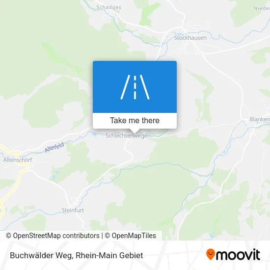 Buchwälder Weg map