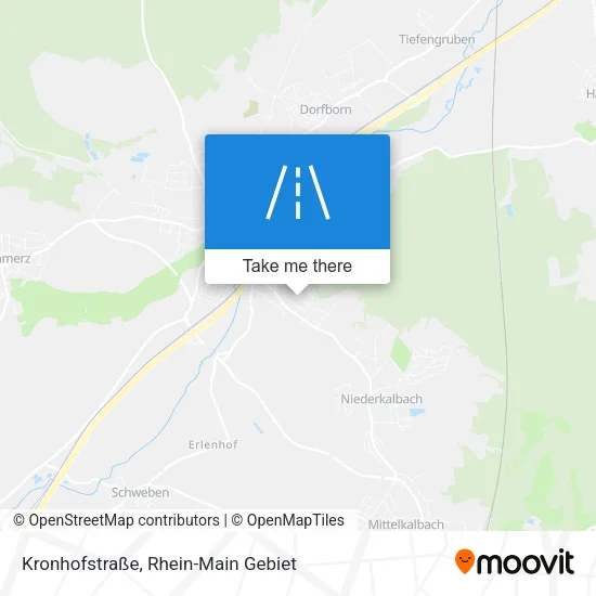 Карта Kronhofstraße