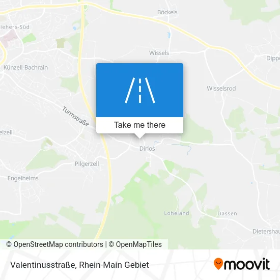 Карта Valentinusstraße