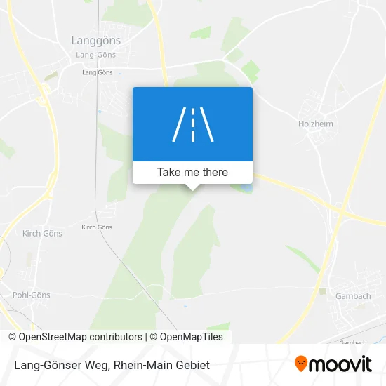 Карта Lang-Gönser Weg