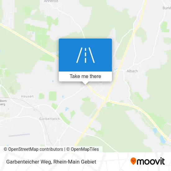 Карта Garbenteicher Weg