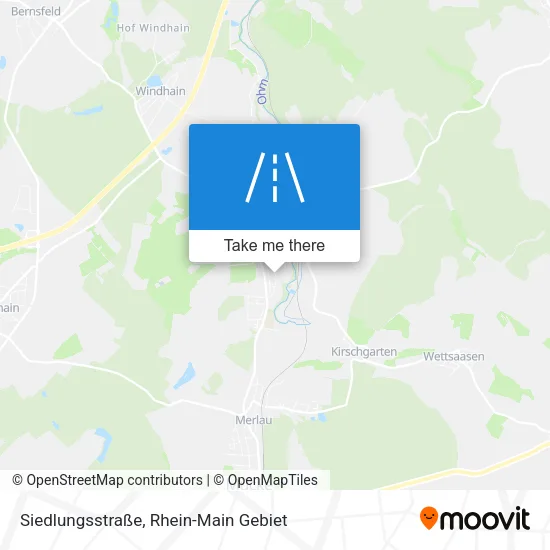 Карта Siedlungsstraße