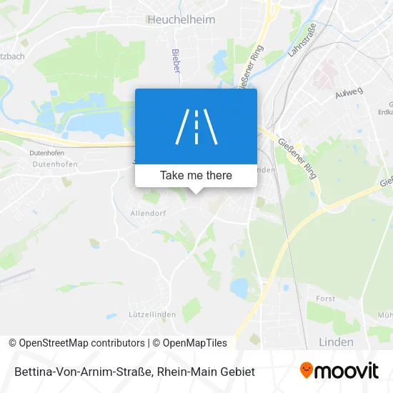 Карта Bettina-Von-Arnim-Straße