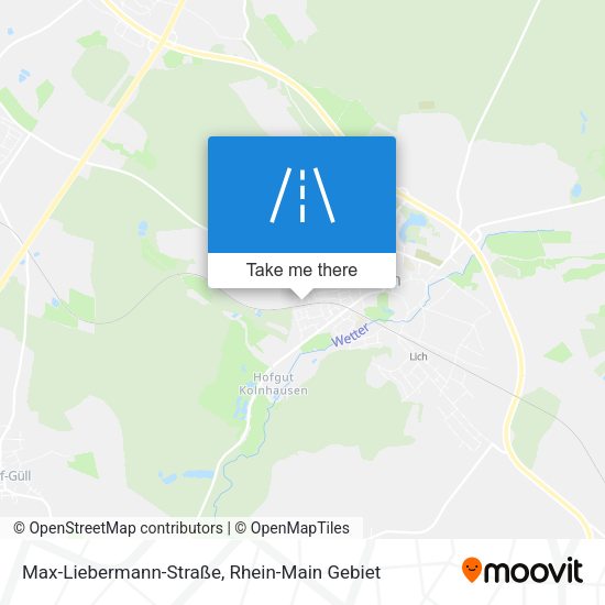Карта Max-Liebermann-Straße