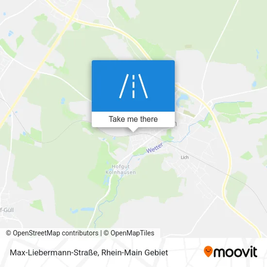 Карта Max-Liebermann-Straße
