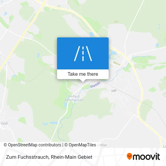 Карта Zum Fuchsstrauch
