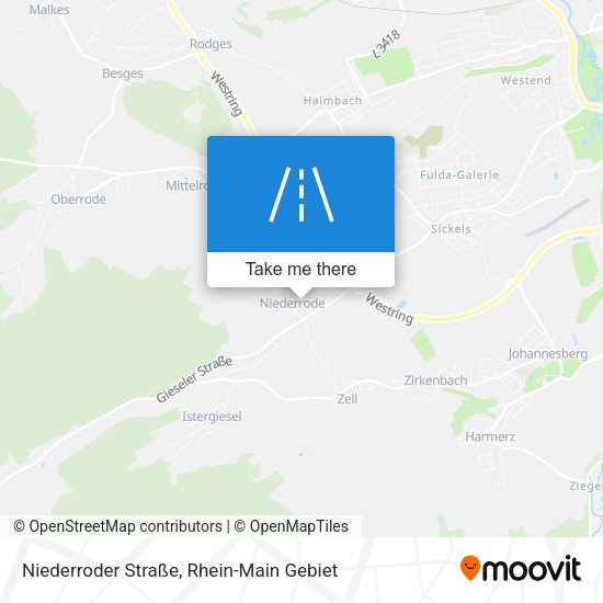 Niederroder Straße map