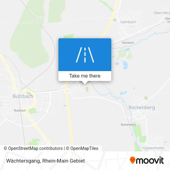 Карта Wächtersgang