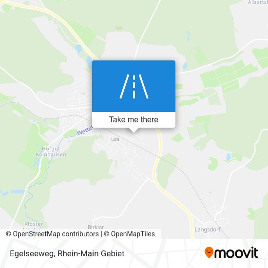 Карта Egelseeweg
