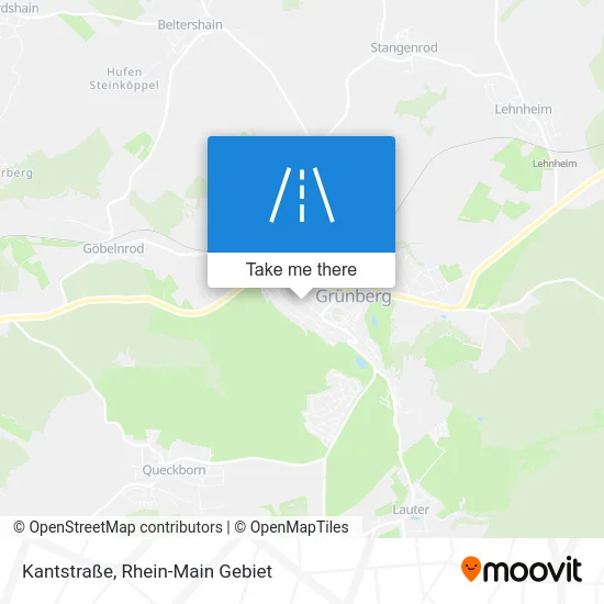 Карта Kantstraße