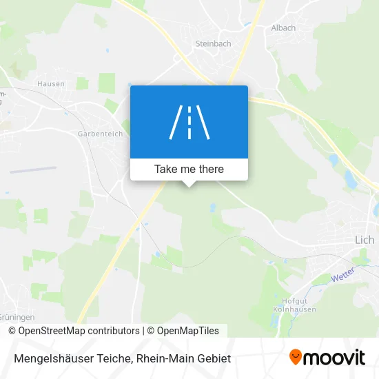 Карта Mengelshäuser Teiche