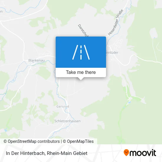 Карта In Der Hinterbach