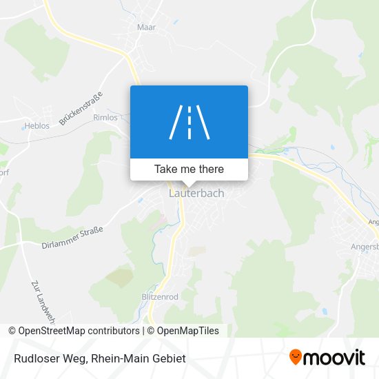 Карта Rudloser Weg
