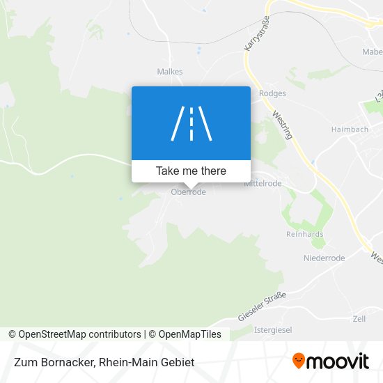 Карта Zum Bornacker
