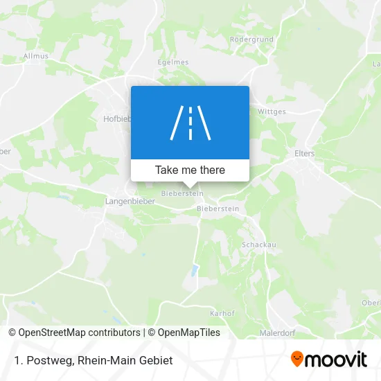 Карта 1. Postweg