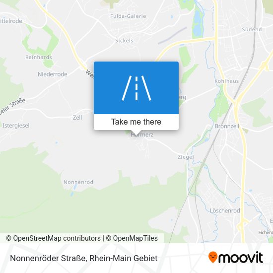 Nonnenröder Straße map