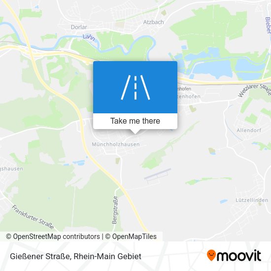 Gießener Straße map