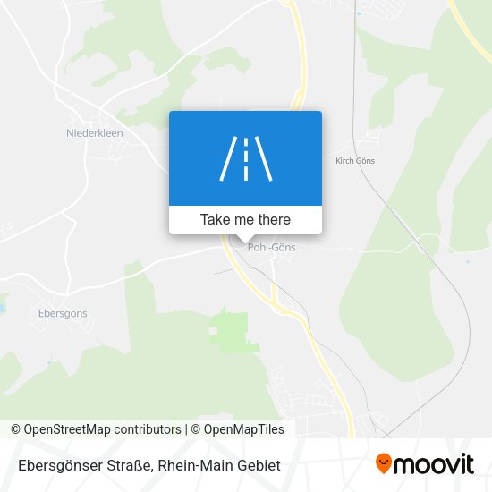 Ebersgönser Straße map