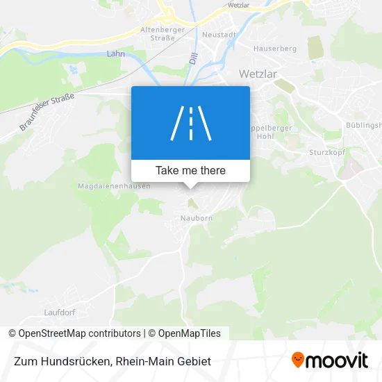 Zum Hundsrücken map