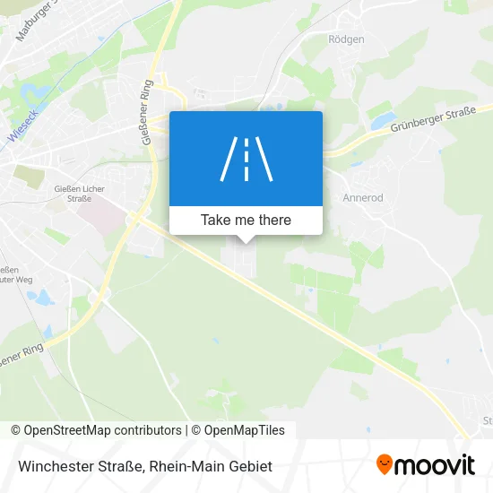 Карта Winchester Straße